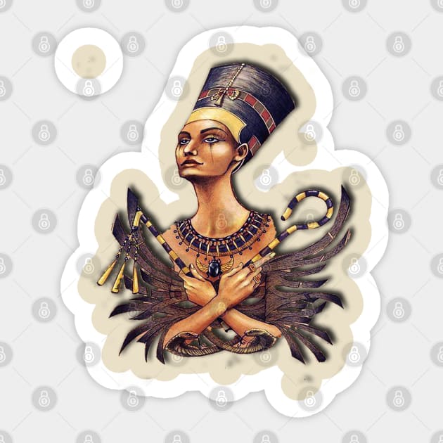 Egyptian queen Sticker by momo1978